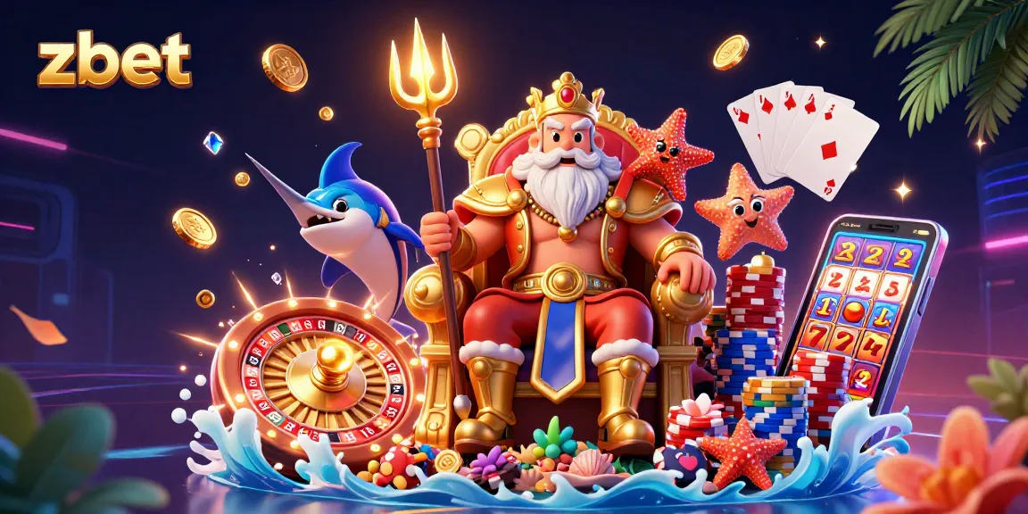 Win big with zbet at the vibrant casino featuring Neptune and treasures galore!