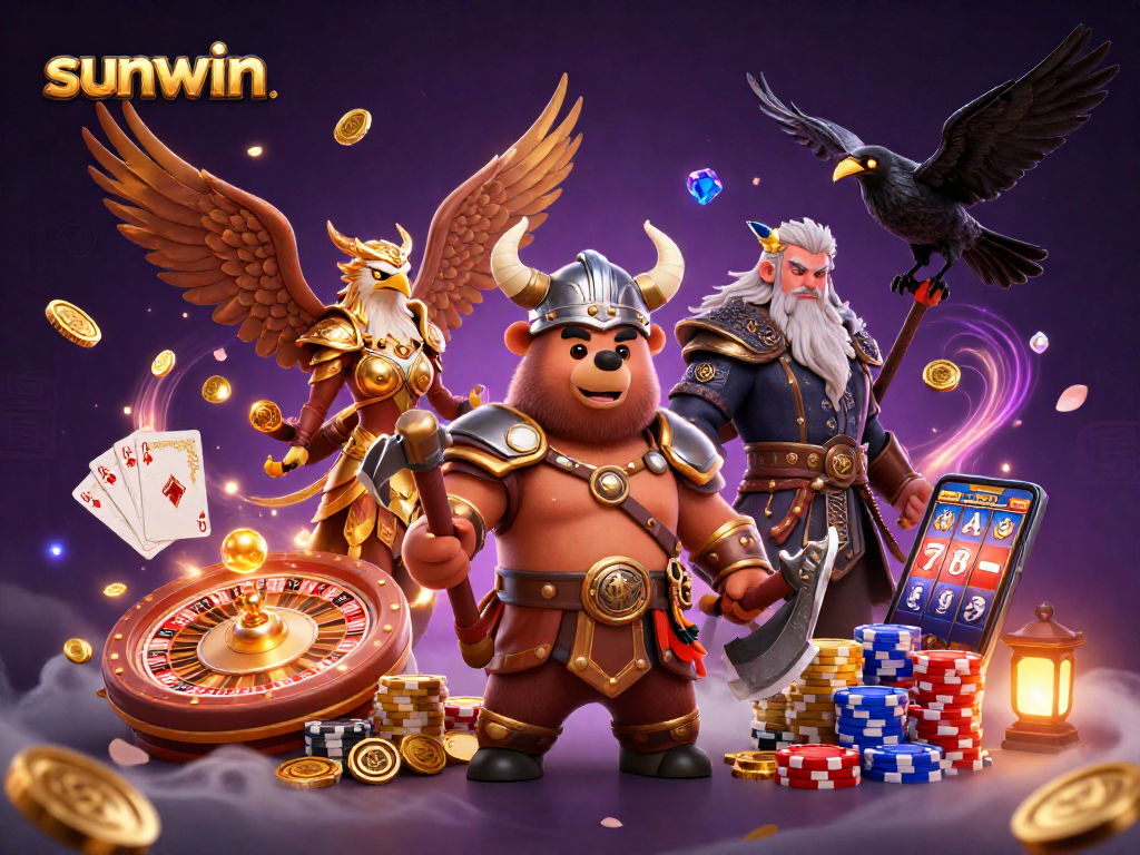 Experience the thrill of sunwin gaming with vibrant characters and immersive casino elements