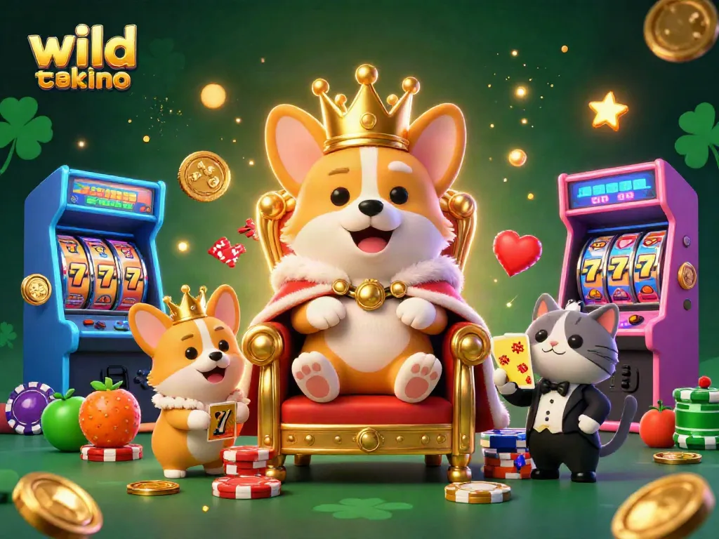 Play exciting games at wild tokyo casino with vibrant characters and dynamic elements in a lively 3D casino scene.