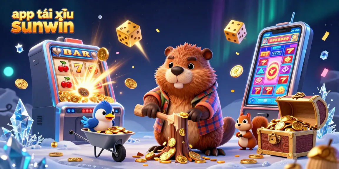 Engage with app tài xỉu sunwin as a beaver chops for glorious jackpot rewards in this vibrant casino scene.