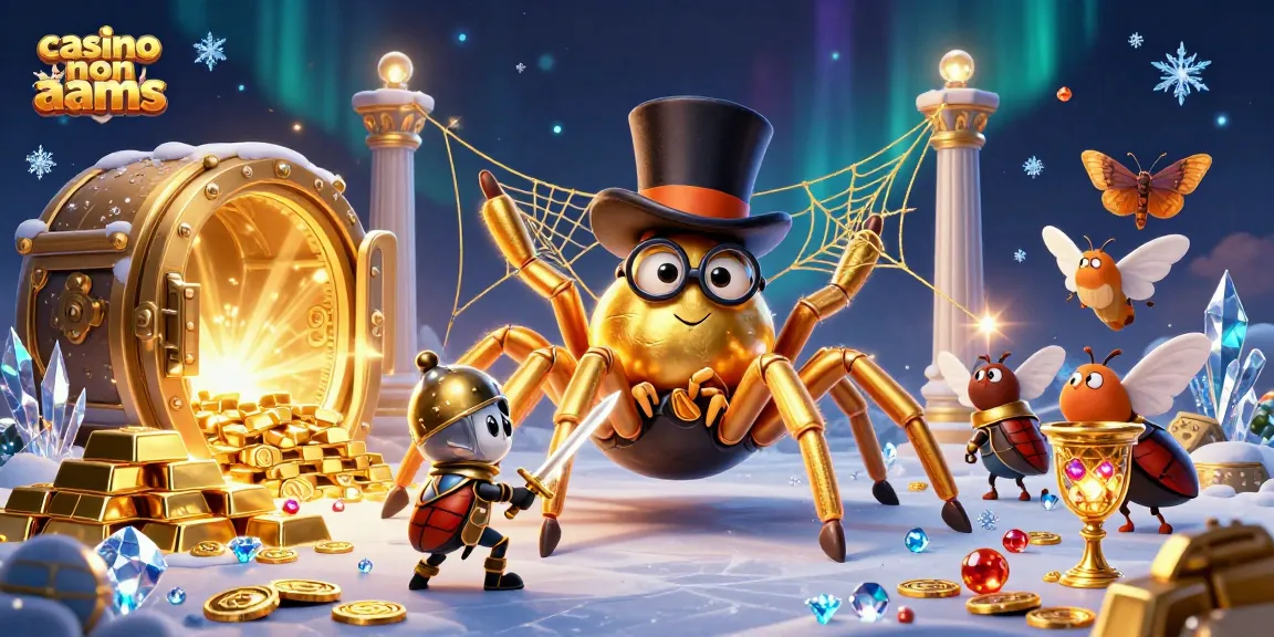 Engage in the vibrant casino non aams atmosphere surrounded by gold treasures and playful characters.