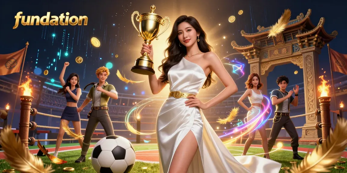 Bet on the fundation of victory with a stunning Asian champion celebrating her sporting achievements.