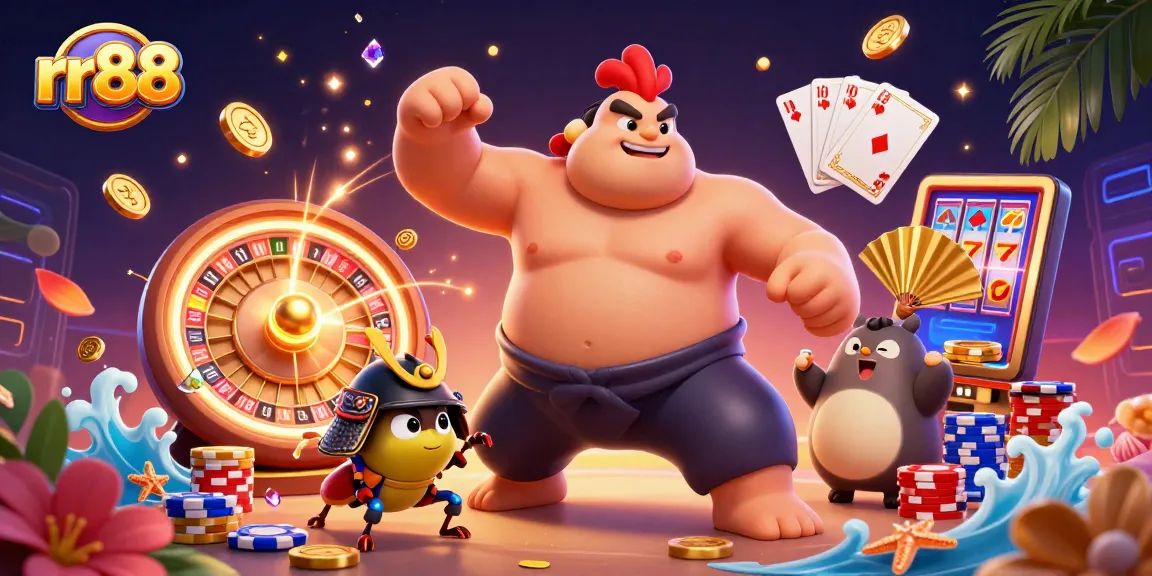 Experience thrilling gameplay at rr88 with dynamic casino characters and vibrant gaming elements.