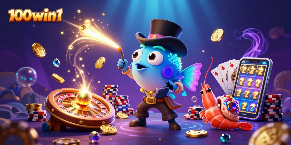 Engage with the thrilling world of 100win1 where treasures await, featuring lively characters and dynamic game elements.