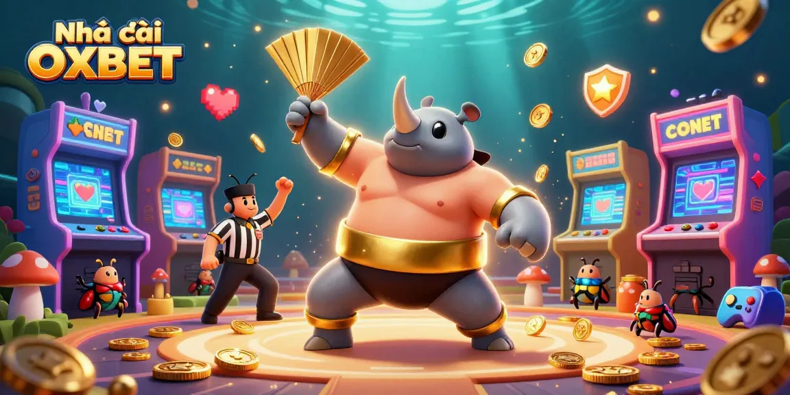 Experience the excitement at Nhà cái OXBET with vibrant casino gaming and dynamic characters.