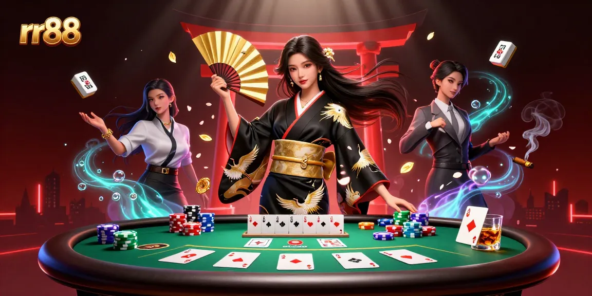 Experience rr88's thrilling games with vibrant casino elements and an elegant atmosphere.